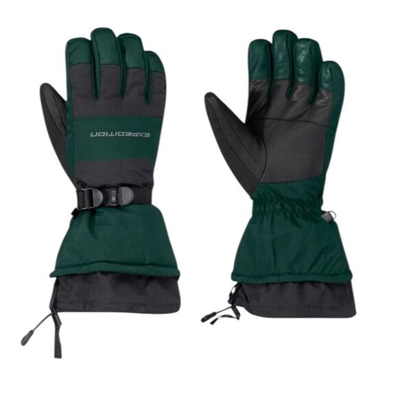 Ski-Doo NEW Expedition Unisex Size Medium Gloves Army Green Riding Snowmobile - Picture 1 of 8